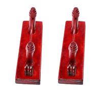 Gadpiparty 2pcs Wooden Folding Fan Display Stand in Ancient Chinese Style for Displaying and Storing Folding Fans Suitable for Home Decor and Craft Fairs