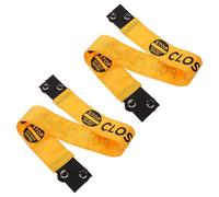 Gadpiparty 2pcs Yellow Magnetic Cleaning Warning Signs for Doors, Tear-resistant Fabric and Plastic Barrier Tape with Versatile Application for Offices and Malls Safety