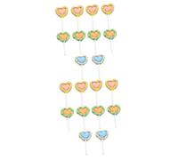 Gadpiparty 2sets Simulation Lollipop Cutouts Craft Photo Props Kids Photography Toys 10pcs*2