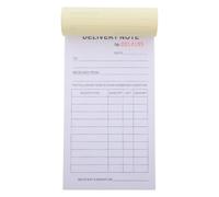 Gadpiparty 3-Part Carbonless Order Receipt Book with Paper Material Featuring Simple Design and Legibility for Accounting and Retail Small Business Use