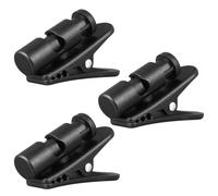 Gadpiparty 3 Pcs Rotatable Headphone Cable Clip Earphone Cable Clamp for Shirt Collar Headset Wire Clip for Mp3 Walkie-Talkie Management on Clothing