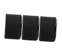 Gadpiparty 3 Sets Portable Small Pocket Notebook Notepad with Pen PU Memo Pad for and Daily Notes Lightweight and Multi Functional Journal for Efficient Task Management