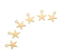 Gadpiparty 30 Pcs Five Pointed Star Charms Alloy Pendants for Jewelry Making DIY Decorative Earring Accessories Durable and Elegant Design for Crafting Unique Creations