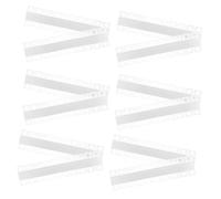 Gadpiparty 300pcs Clear Self Adhesive Hanging Tabs Strong Adhesive Tags for Retail Display Inventory Management Easy to Use Clean for Product Presentation Organization