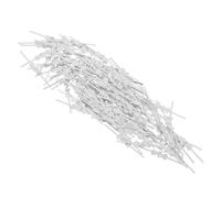 Gadpiparty 300pcs Silver Chandelier Crystal Clips Polished Iron Bow Tie Connectors Quick Fix Butterfly Fasteners for Secure Hanging Lamp Decoration Easy Single-Hand Installation