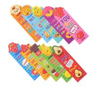 Gadpiparty 30pcs Cartoon Fruit Bookmarks for Paper Page Markers Lightweight Reading Accessories for Students and Book Lovers