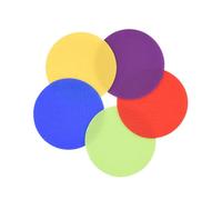 Gadpiparty 30pcs Creative Round Carpet Sticker for Home and Office, Fabric Material Positioning and Marking Decals for Area Rugs and Carpets, for Bedroom Floor Spot Markers