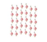 Gadpiparty 30pcs Fashion Diy Mushroom Pendants Resin Jewelry Making Charms for Necklace Earring