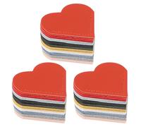 Gadpiparty 30Pcs Heart-Shaped PU Leather Bookmarks Corner Protectors, Portable Cute Page Markers for Teens and Book Lovers, Set for Reading and Anniversary