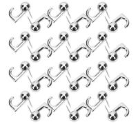 Gadpiparty 30pcs Heavy Duty Wall Picture Hanger Hooks Made of Strong Zinc Alloy Round Head Push Pins for Easy Use in Home and Art Displays