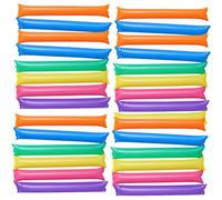 Gadpiparty 30Pcs Inflatables Thunder Sticks Inflatable Noisemakers, Bam Bam Cheer Sticks Cheering Prop Party Cheering Toy Cheer Up Toys For Basketball Soccer Competition Noise Maker Wand Toy Wand Toy