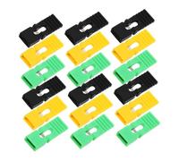 Gadpiparty 30PCS Pitch Short Circuit Jumper Caps with Black Yellow Green Connectors for Hard Drive and Dvd Drive Circuit Boards Compact Space-saving Design Electronic Accessories