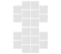 Gadpiparty 30pcs White Paper CD Dvd Sleeves for Discs, 12.5cm Square Storage Holders, Sleek Media Organization and Disc Protection Covers for Home and Personal Libraries