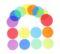 Gadpiparty 36pcs Colorful Carpet Markers for Classroom Floor Spot Dots Round Touch Fastener Circles for Preschool Learning and Kindergarten Training Tools