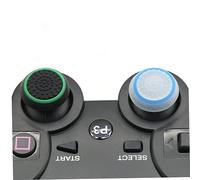Gadpiparty 3d Non-slip Thumb Grips Caps for Game Controllers, Glow-in-the-dark Silicone Analog Stick Covers, Compatible x s 360, 2pcs Black, Anti-slip for Gaming Controllers