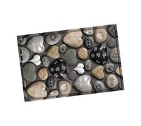 Gadpiparty 3d Stone Pattern Doormat Waterproof Non-slip Floor Mat for Indoor Use 40x60cm Decorative Household Mat