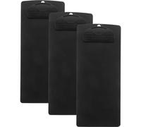 Gadpiparty 3pcs Black Abs Resin Clipboards with Storage, Portable Writing Support Boards for Papers and Files, for Catering and Logistics Use, Easy to Carry Office Clipboards