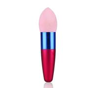 Gadpiparty 3pcs Cosmetic Sponge Brush for Wet or Dry Use, Red Foundation Egg Puff with Soft Material, for Laying down and Powder Application, Suitable for Professionals and Random Color