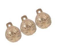 Gadpiparty 3pcs Decorative Retro Mini Bells for DIY Craft Projects Wind Chimes Pet Accessories Small Dog Collars Jingle Bells