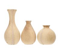 Gadpiparty 3pcs DIY Blank Wood Flower Vases Small Desktop Wooden Flower Pot for Home Decor Rustic Farmhouse Style Lightweight Holder for Office Garden Use