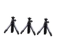 Gadpiparty 3pcs Extendable Mini Tripod Stand Sturdy Stainless Steel Camera Tripod Slip Foot for Travel Photography