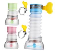 Gadpiparty 3pcs Faucet Mount Water Filter Nozzles with Splashproof Aerator, Kitchen Tap Extender and Water Saving Diffuser for Sink and Bathtub Use