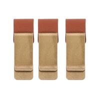 Gadpiparty 3pcs Golden Stainless Steel Metal Clips for Students and Teachers, Sturdy Pen Clips to Bind Stacks of Loose Paper and Organize Documents, for Office and Study Use