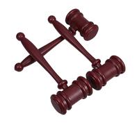 Gadpiparty 3PCS Halloween Judge Gavel Plastic Judge Hammer for Courtroom Cosplay Hammer Accessory for Themed Parties Stage Performances for Lawyers Students