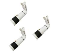 Gadpiparty 3pcs Lens for Smartphone Cell Phone Lens with Tripod Imaging Quality Compatible with Mobile Phones for Observing and Surveying White