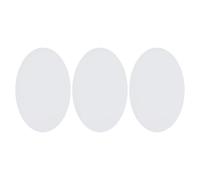 Gadpiparty 3pcs Oval Cotton Fabric Canvas Boards for Painting, Mixed Linen Panels that Maintain Vibrant Hues and Prevent Colour Seepage, for Creative Projects and Artists Studios