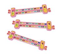 Gadpiparty 3pcs Pink Math Toys Numbers Matching Ruler Set 10-Number Additive Slide Rulers Plastic Educational Counting Tools for Early Learning at School and Home