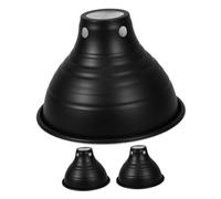 Gadpiparty 3pcs Reptile Lamp Heat Light Shade Lampshade Reflective Insulation Cover for Pet Heating Lamps Compatible with Various Enclosures Safe and Easy to Install for Home and Lab