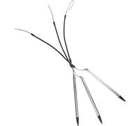 Gadpiparty 3pcs Resistive Touch Screen Stylus Pens for Tablets and Drawing Pads with Coiled Silver Rope Precision Screen Touch Pens for Resistive Displays