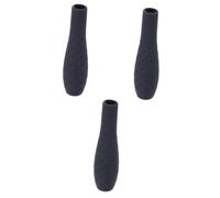 Gadpiparty 3pcs Silicone Stylus Cover for Pencil Protective Grip Holder Lightweight and Dust Reduces Finger Joint Pressure for Business Trips Compatible Touch Screens Black