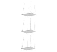 Gadpiparty 3pcs Square Air Conditioner Vent Deflector Lightweight Windshield Cover for Ceiling Vents Easy to Install Fit for Multiple Brands Protects against Blasts Chain Design