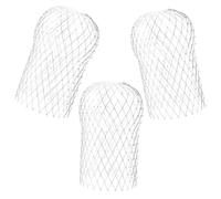 Gadpiparty 3pcs Stainless Steel Roof Gutter Filter Strainers Expandable Leaf Guards for Outdoor Drain Covers Balcony Drainage Protection Guttering Accessories