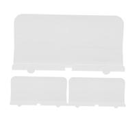Gadpiparty 3Pcs Wall Mounted Phone Charging Holders Nail Design Durable Material for Home Office Use Phone Organizer White