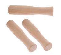 Gadpiparty 3pcs Wooden Pestle Set Natural Wood Garlic Household Hand Tool for Spices and Multifunctional Kitchen Grinding and Pounding Stick Easy to Clean Dishwasher Safe