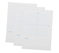 Gadpiparty 3pcs Xy Graph Paper Notebook for Math Practice Grid Layouts for Students Teachers and Engineers for Classroom and Homework Use