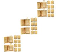 Gadpiparty 3sets Bible Charms for DIY Jewelry Making Versatile Pendant Designs for Necklaces and Bracelets Durable and Fade Resistant Craft Accessories for Creative Projects 10pcs*3