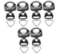 Gadpiparty 3sets Camera Clip Split Ring Triangle Hook for Camera Waist Belt Shoulder Strap Fixing Screw Wrist Strap