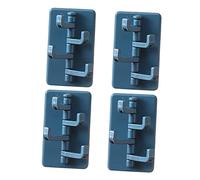 Gadpiparty 4 Pcs Self-Adhesive Wall Mounted Hanging Hooks with 180 Degree Rotating Four Claw Design Abs Material for Scarves and Shoes Organiser Suitable for Home and Office