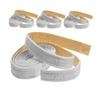 Gadpiparty 4 Rolls Wide PVC Crown Molding Wall Border Peel and Stick Self-Adhesive Flexible Trim for Home Office Decoration Easy Installation and Wear-Resistant Decorative Wall Waistline and