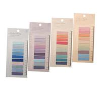 Gadpiparty 4 Sets Colored Sticky Tabs for Books and Documents Repositionable Page Index Markers Bright Index Tabs for School Office Diaries and Planners Writable and Easy to Use