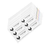 Gadpiparty 40 Sheets Egg Produce Date Sticker Egg Date Sticker for Farm 3.14x1.18x0.00in Self-Adhesive Easy to Peel for Farmers Market Stall Grocery Items