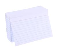 Gadpiparty 400pcs Horizontal Ruled Index Cards Paper with Lines 4.9x3 Inch Neat and Clearly Structured Study Note Cards for Students and Office Use, Portable and Classic Design for Speech