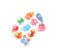 Gadpiparty 40PCS DIY Resin Sea Creature Accessories Cartoon Ocean Animal Elements for Landscape Decoration Crafting Projects and Photography Props