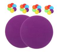 Gadpiparty 40pcs Round Dot Markers for Classroom Floors Multicolor Reusable Carpet Spot Dots for Sitting Positions Floor Markers for Gym Yoga Agility Training Use