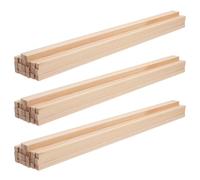 Gadpiparty 40pcs Square Wooden Dowels for Crafts Unfinished Wood Rods Sturdy and Easy to Cut Wood Pieces for Architectural Model Making and Handmade Art Projects