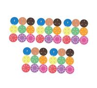 Gadpiparty 45pcs Fraction Circles Math Manipulatives Bright Montessori Educational Tools for Visual Learning Aid Portable Storage for Fraction Activities and Instruction